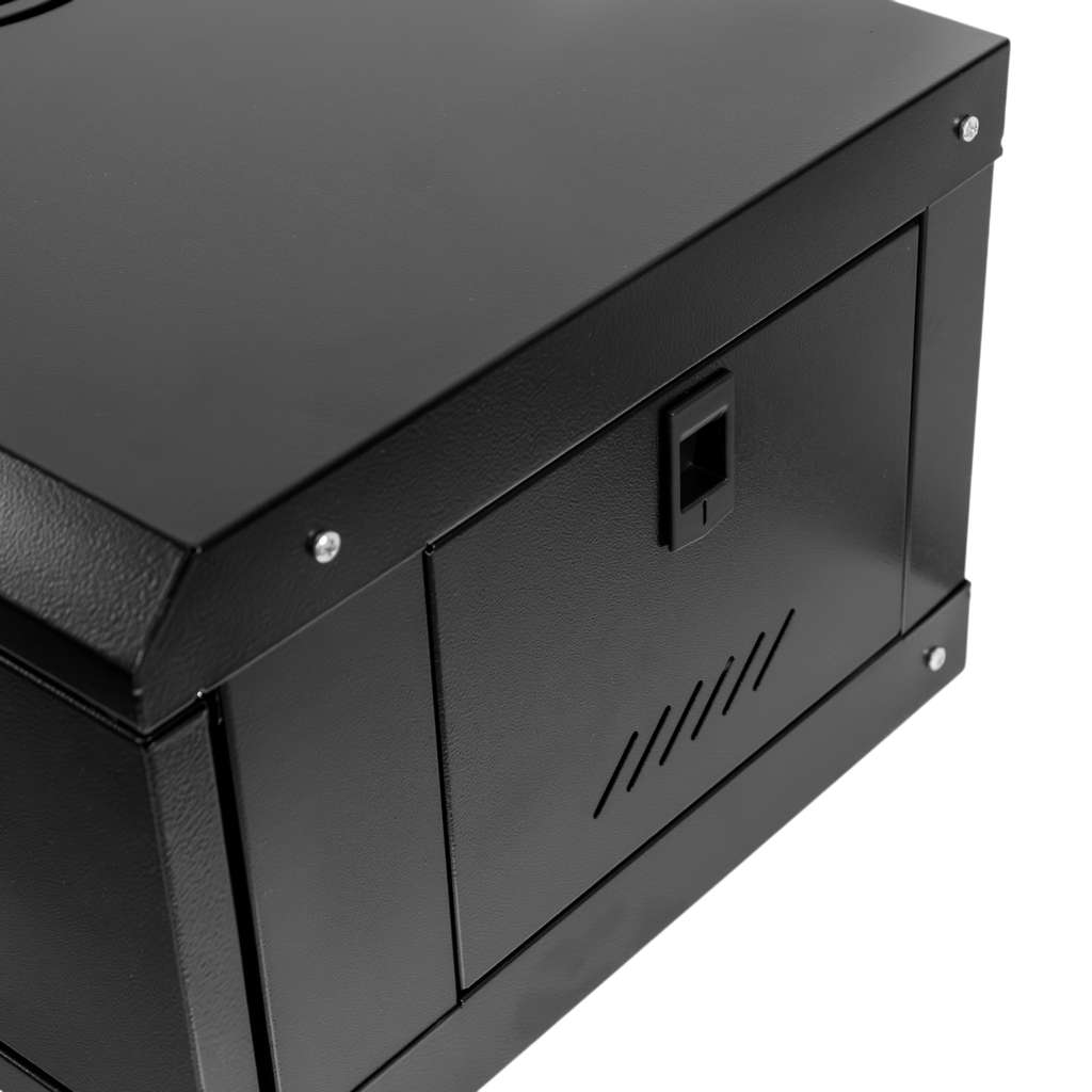 Szafa Rack 19 4U serwerowa na elektronikę NETBERG wisząca 60x35x24cm czarna z drzwiami perforowanymi