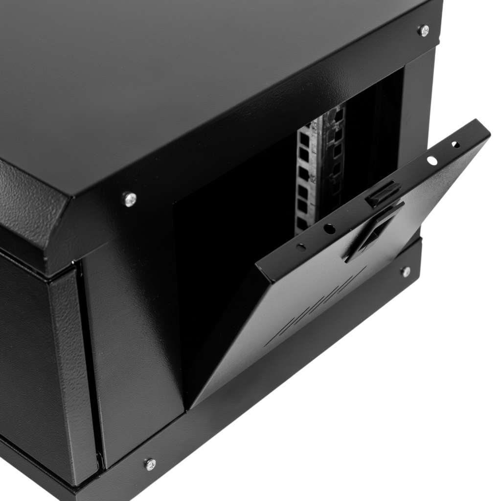 Szafa Rack 19 4U serwerowa na elektronikę NETBERG wisząca 60x35x24cm czarna z drzwiami perforowanymi