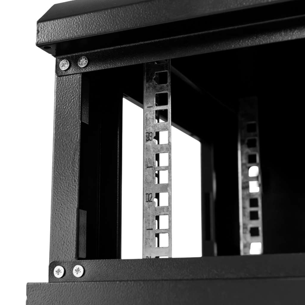 Szafa Rack 19 4U serwerowa na elektronikę NETBERG wisząca 60x35x24cm czarna z drzwiami perforowanymi