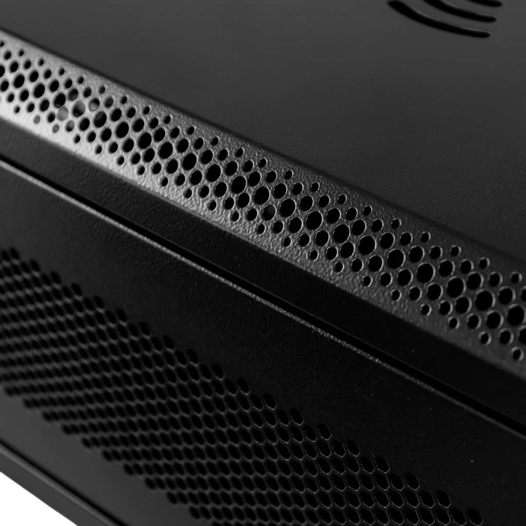 Szafa Rack 19 4U serwerowa na elektronikę NETBERG wisząca 60x35x24cm czarna z drzwiami perforowanymi