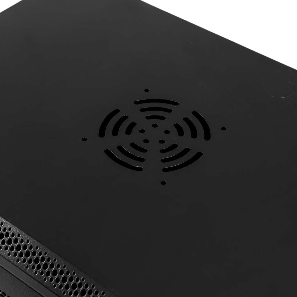 Szafa Rack 19 6U serwerowa na elektronikę NETBERG wisząca 60x40x30cm czarna z drzwiami perforowanymi