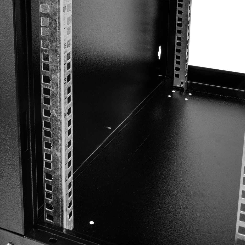 Szafa Rack 19 9U serwerowa na elektronikę NETBERG wisząca 60x40x45cm czarna z drzwiami perforowanymi
