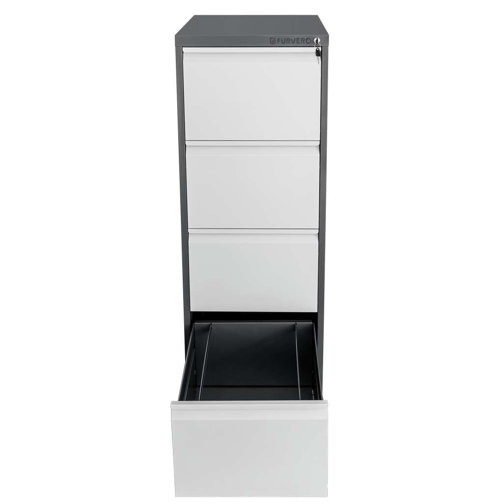 szafka kartotekowa metalowa, szafka na dokumenty, szafka biurowa z szufladami, szafka na akta, szafka na kartoteki A4, meble metalowe do biura