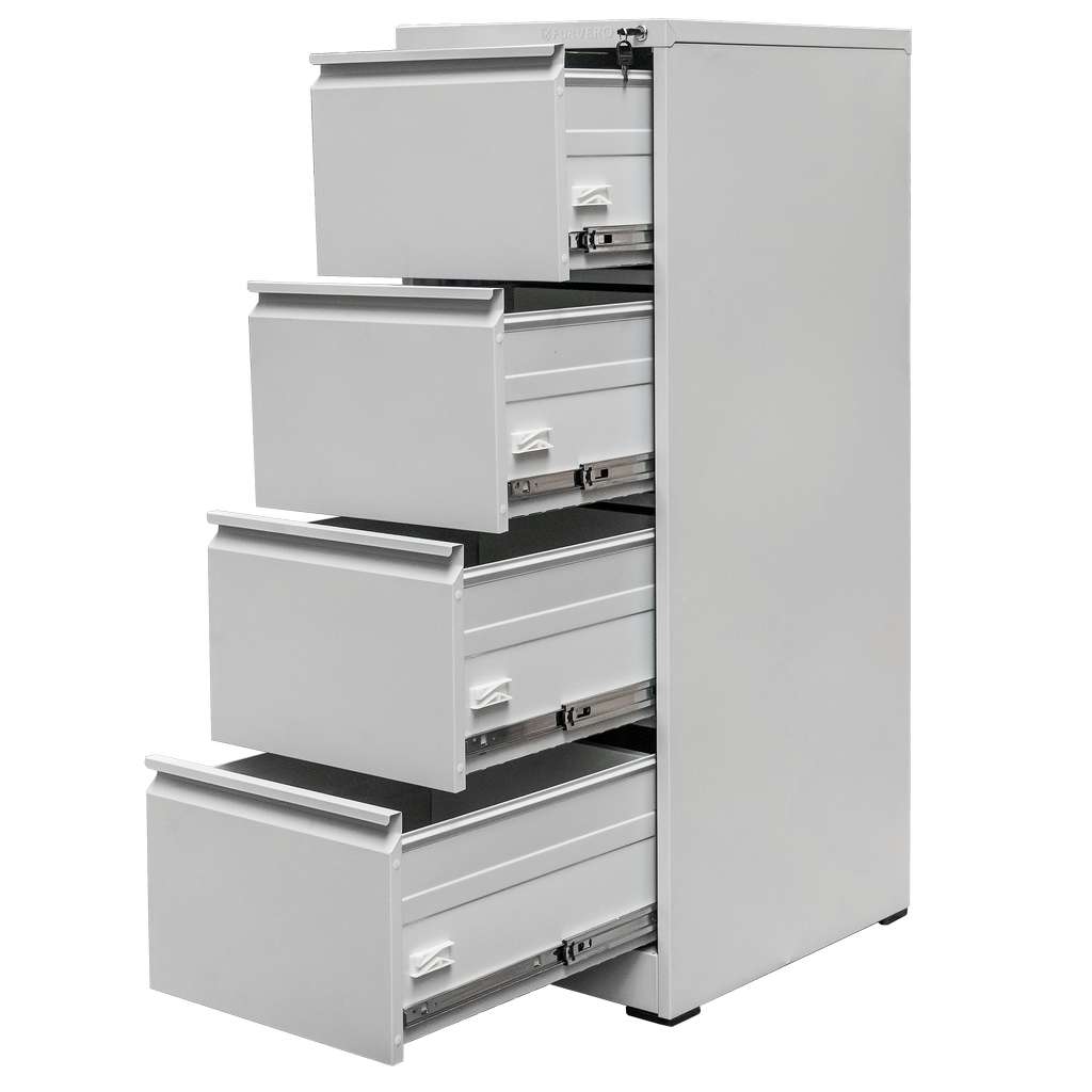 szafka kartotekowa metalowa, szafka na dokumenty, szafka biurowa z szufladami, szafka na akta, szafka na kartoteki A4, meble metalowe do biura