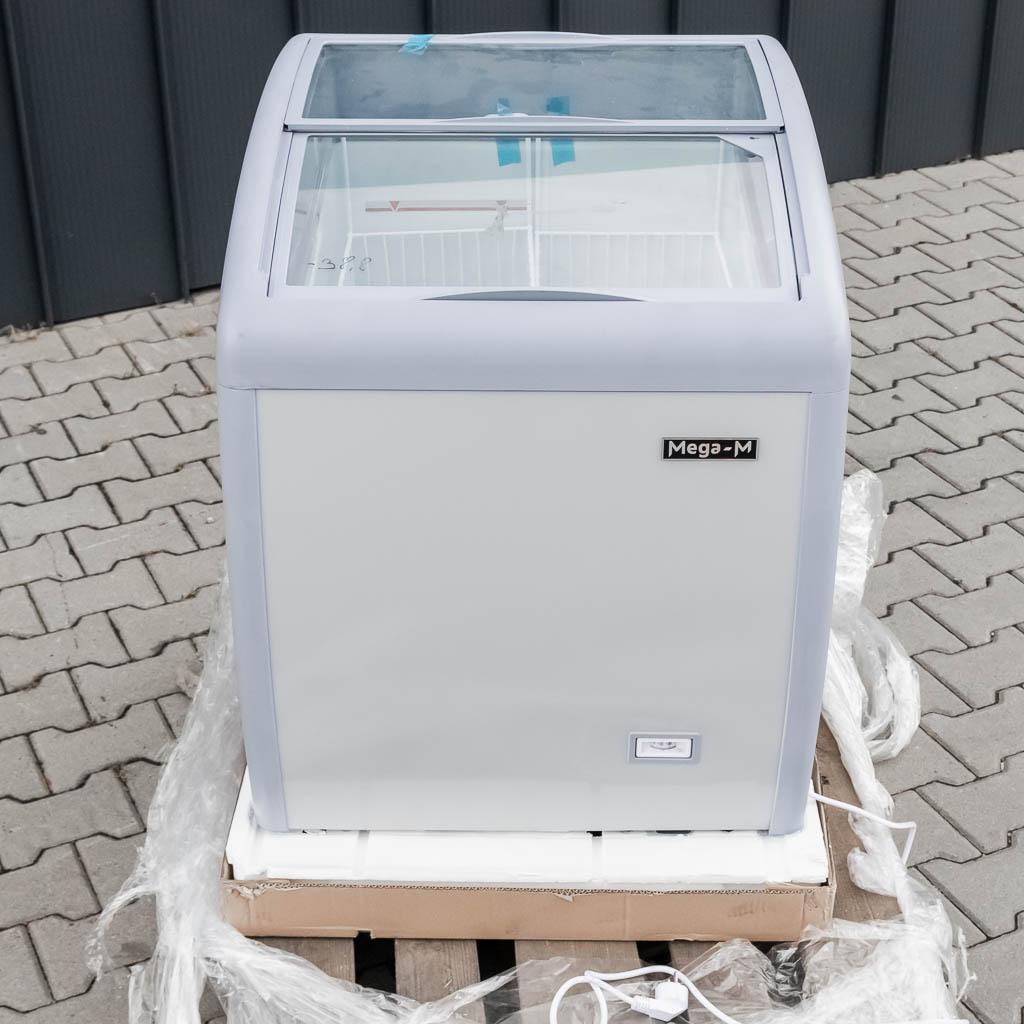 Zamrażarka skrzyniowa przeszklona 110L Mega-M YETI X67 POWYSTAWOWA
