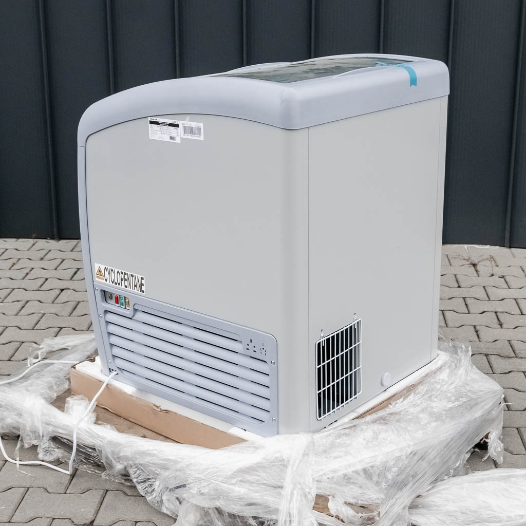 Zamrażarka skrzyniowa przeszklona 110L Mega-M YETI X67 POWYSTAWOWA