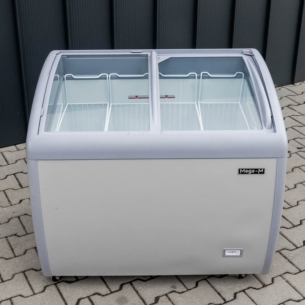 Zamrażarka skrzyniowa przeszklona 190L Mega-M YETI X100 POWYSTAWOWA