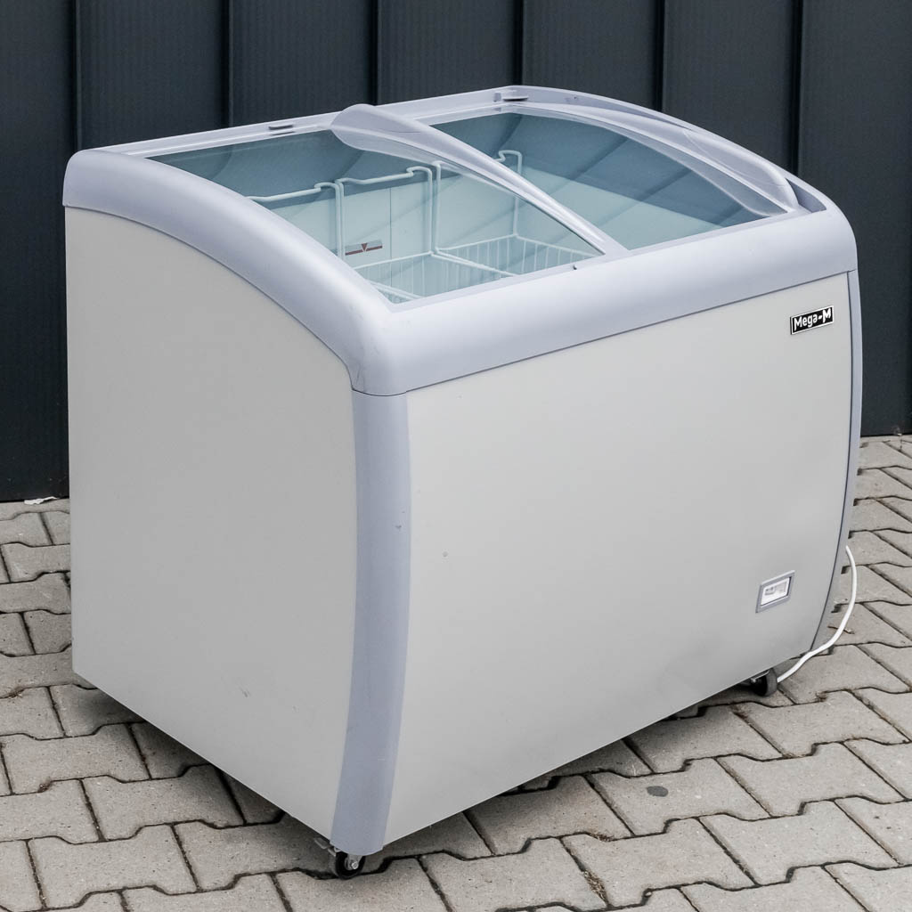 Zamrażarka skrzyniowa przeszklona 190L Mega-M YETI X100 POWYSTAWOWA