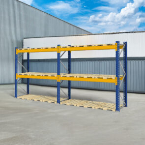 Zdjęcie produktu: Regał magazynowy paletowy JUNGHEINRICH MPB 0+2 H-300 cm L-570 cm nośność na parę trawersów 3000 kg