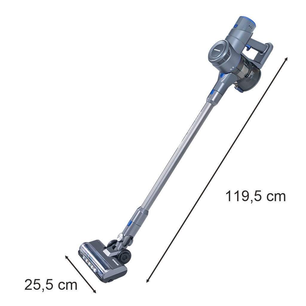 bezprzewodowy BERGMANN HAX 120 450 W, odkurzacz pionowy