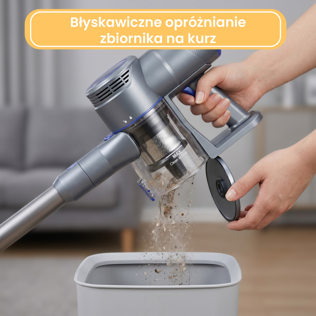 bezprzewodowy BERGMANN HAX 120 450 W, odkurzacz pionowy
