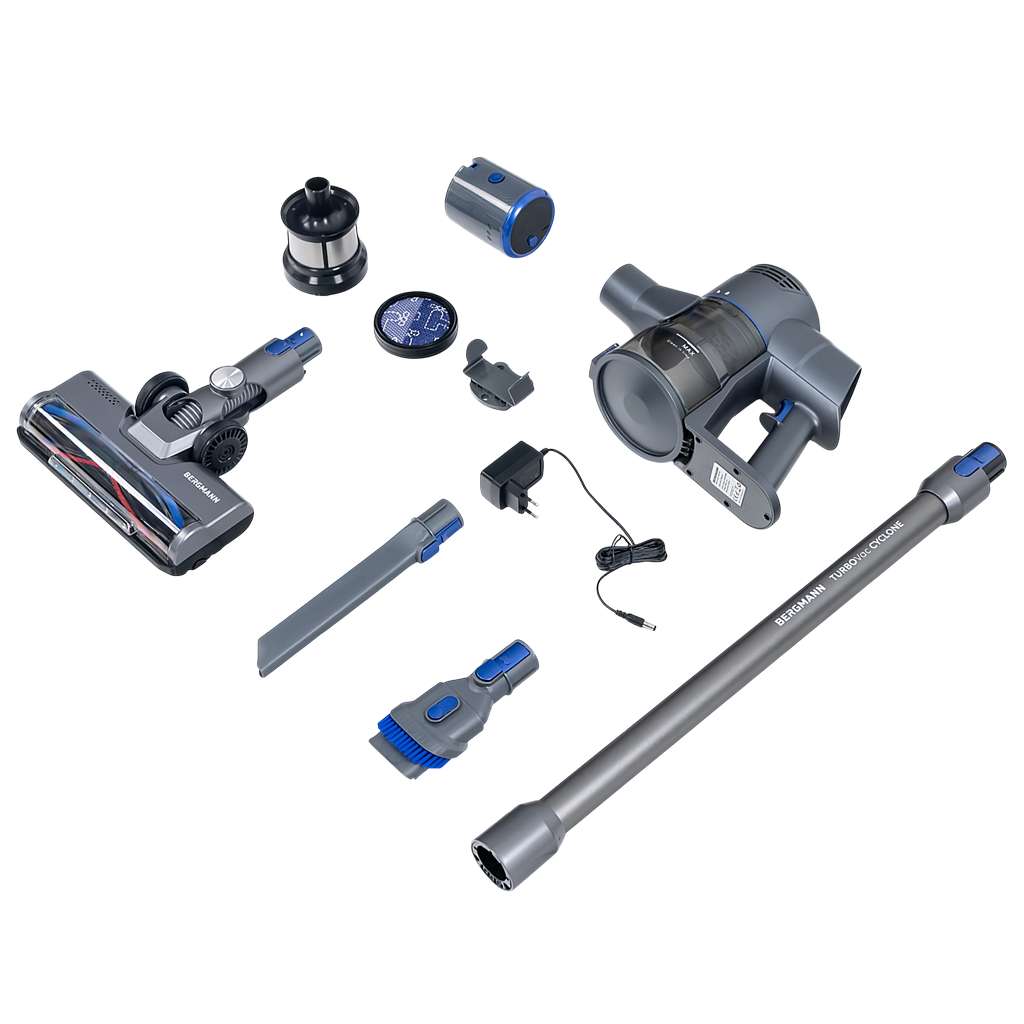 bezprzewodowy BERGMANN HAX 120 450 W, odkurzacz pionowy