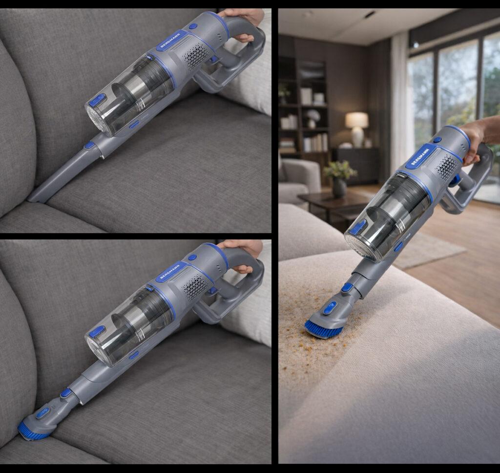 bezprzewodowy BERGMANN HAX 121 450 W, odkurzacz pionowy