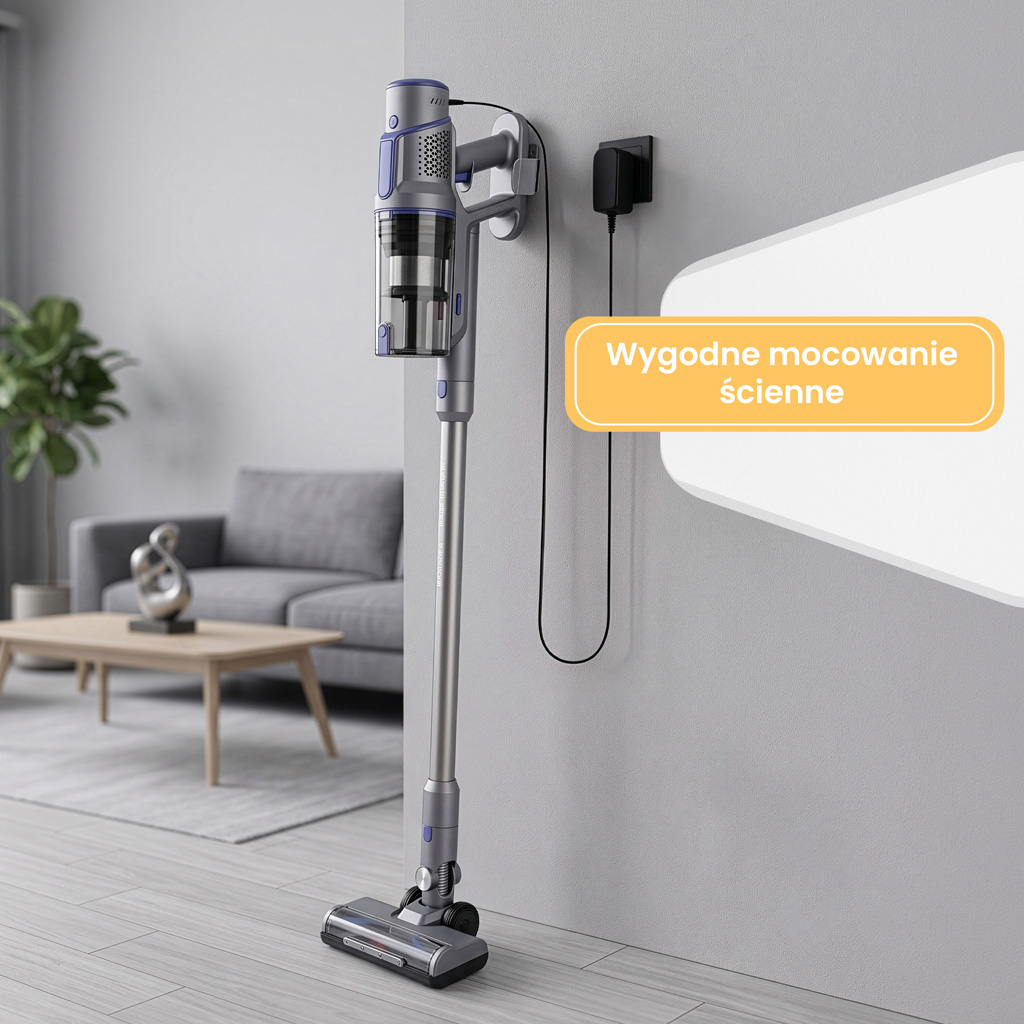 bezprzewodowy BERGMANN HAX 121 450 W, odkurzacz pionowy