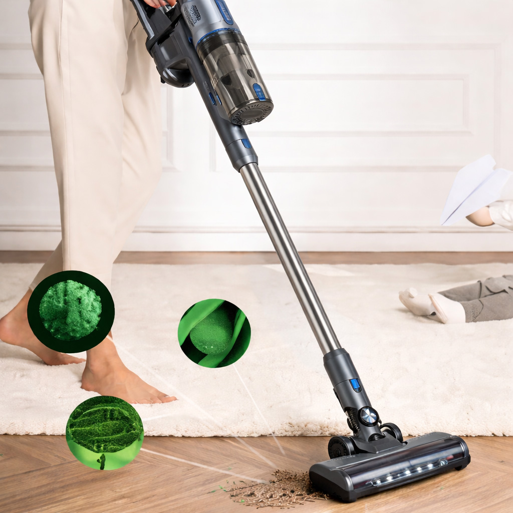 bezprzewodowy BERGMANN HAX 121 450 W, odkurzacz pionowy