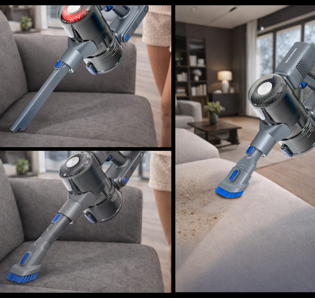 bezprzewodowy BERGMANN HAX 125 450 W, odkurzacz pionowy