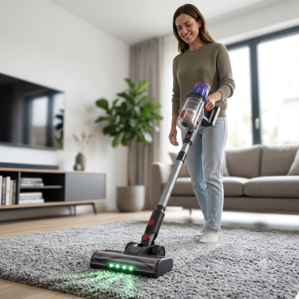 odkurzacz bezprzewodowy BERGMANN PUX 728 650 W, odkurzacz pionowy