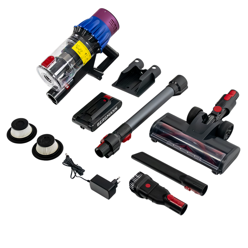 odkurzacz bezprzewodowy BERGMANN PUX 728 650 W, odkurzacz pionowy