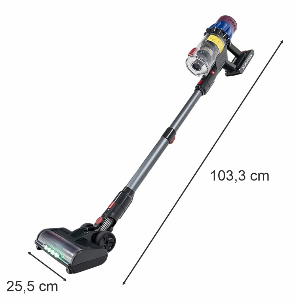 odkurzacz bezprzewodowy BERGMANN PUX 728 650 W, odkurzacz pionowy