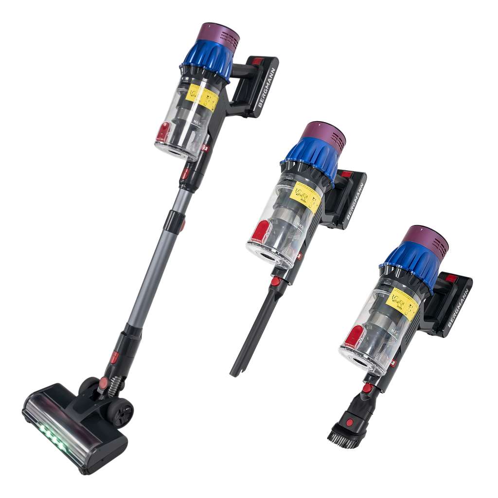 odkurzacz bezprzewodowy BERGMANN PUX 728 650 W, odkurzacz pionowy