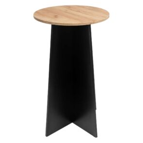 Zdjęcie produktu: Stolik kawowy barowy Mega-M H-103 cm L-60 cm G-60 cm dąb kraft/czarny