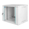Szafa Rack 19 9U serwerowa na elektronikę NETBERG BASIC wisząca 60x40x46.3cm szara przeszklone drzwi