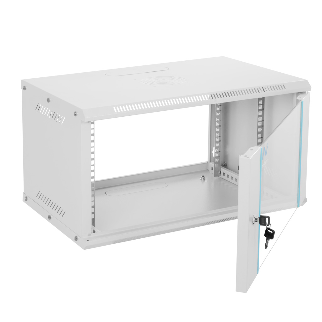 Szafa Rack 19 6U serwerowa na elektronikę NETBERG BASIC wisząca 60x40x33cm szara