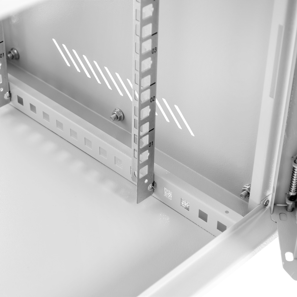 Szafa Rack 19 6U serwerowa na elektronikę NETBERG BASIC wisząca 60x40x33cm szara