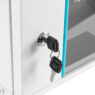 Szafa instalacyjna rack serwerowa na elektronikę 19″ 4U Netberg Basic wisząca 60x35x21 cm szara