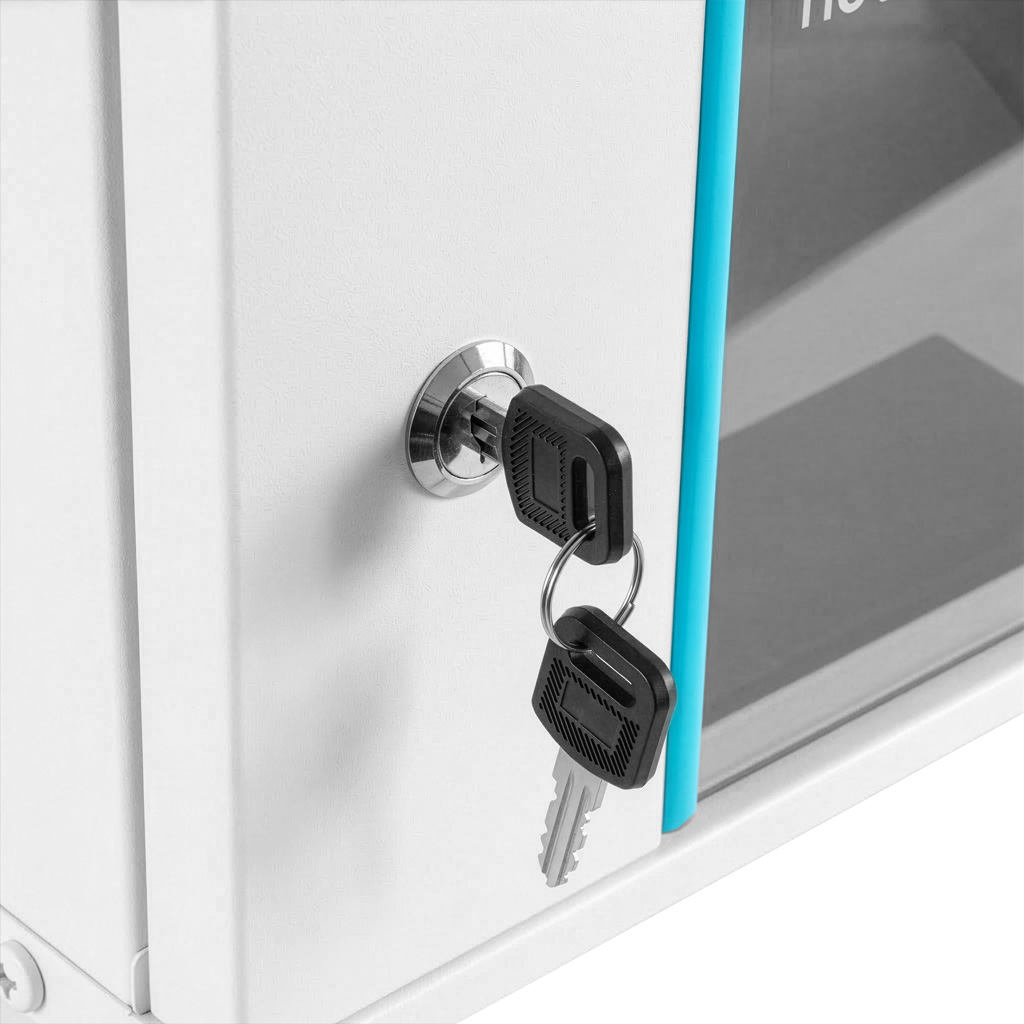 Szafa Rack 19 4U serwerowa na elektronikę NETBERG BASIC wisząca 60x35x24cm szara przeszklone drzwi