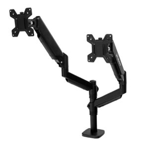 Zdjęcie produktu: Uchwyt na monitor do biurka FURVERO HK002 22-32" 2 regulowane ramiona sprężynowe czarny