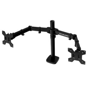 Zdjęcie produktu: Uchwyt na monitor do biurka FURVERO HK003 13-32" 2 regulowane ramiona czarny