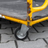 wózek platformowy, wózek magazynowy, wózek transportowy, wózek do magazynu, sprzęt transportowy