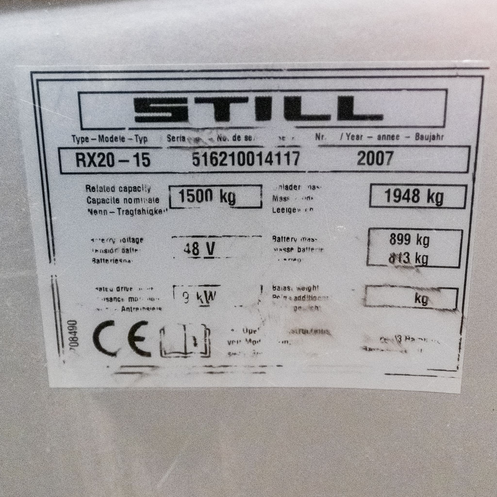 wózek widłowy, wózek wysokiego składowania, wózek elektryczny, wózek magazynowy uszkodzony, wózek na części, sprzęt magazynowy używany