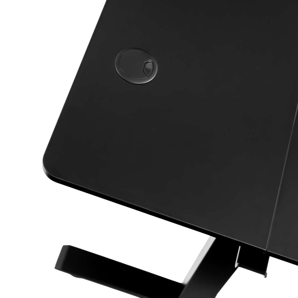 biurko regulowane elektrycznie, biurko z regulacją wysokości, biurko ergonomiczne, biurko czarne, biurko do home office, ciche biurko z silnikiem