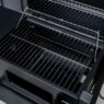grill, grill ogrodowy, grill z termometrem, grill chromowany ruszt, grill z pokrywą i półką boczną