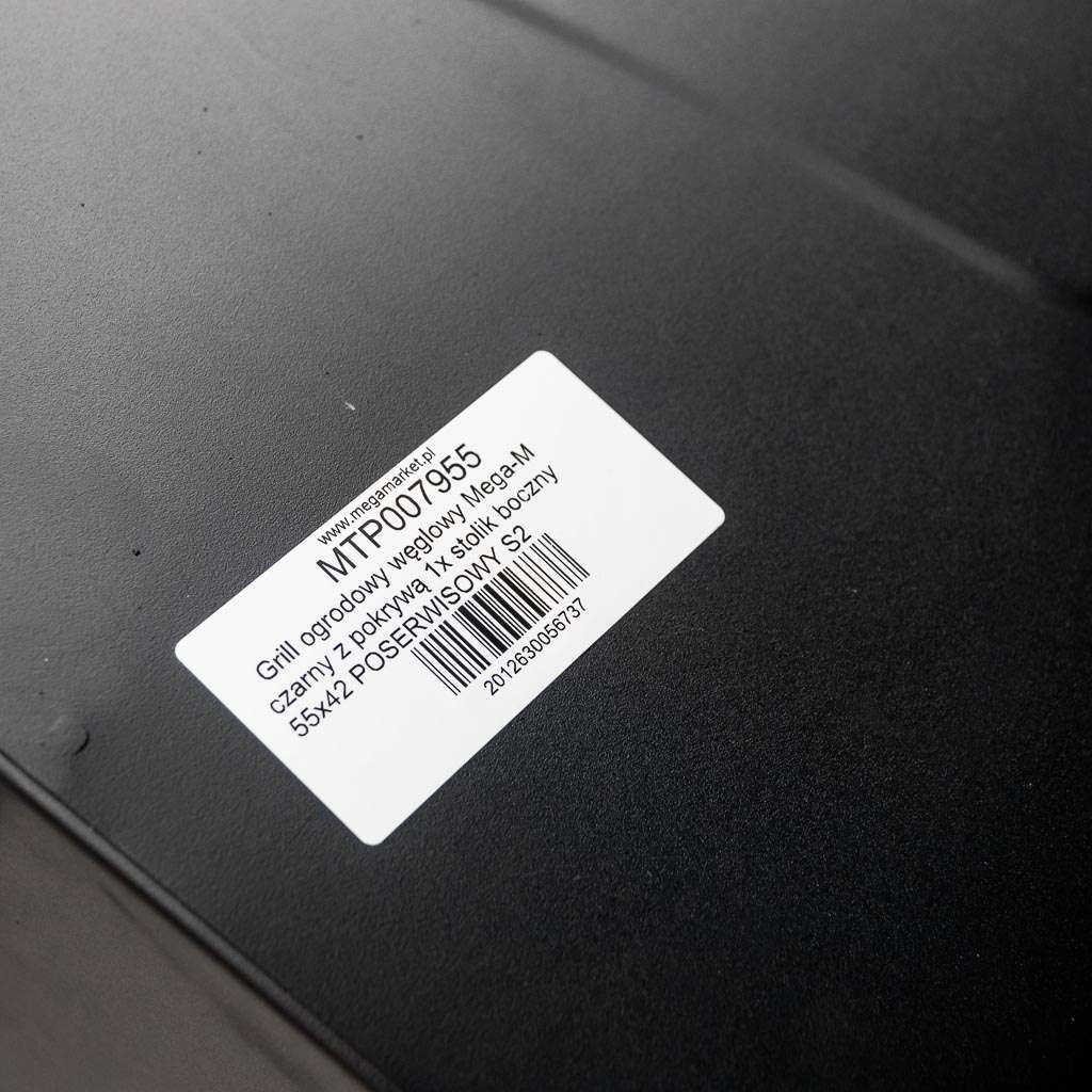 grill, grill ogrodowy, grill z termometrem, grill chromowany ruszt, grill z pokrywą i półką boczną