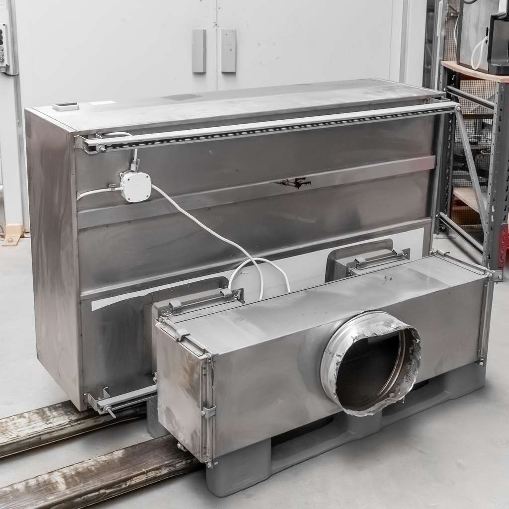 okap gastronomiczny, okap stal nierdzewna, wentylacja kuchni, okap do restauracji, okap do stołówki, okap kuchenny przemysłowy