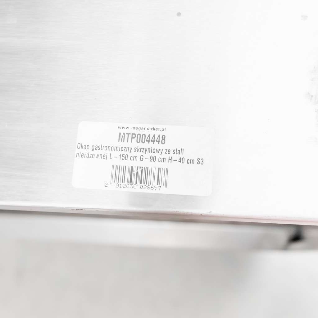 okap gastronomiczny, okap stal nierdzewna, wentylacja kuchni, okap do restauracji, okap do stołówki, okap kuchenny przemysłowy