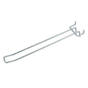 Zdjęcie produktu: Podwójna zawieszka haczyk na tył EURO perforowany Mega-M L-25 cm ⌀4 mm ocynk