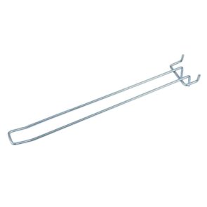 Zdjęcie produktu: Podwójna zawieszka haczyk na tył EURO perforowany Mega-M L-30 cm ⌀4 mm ocynk