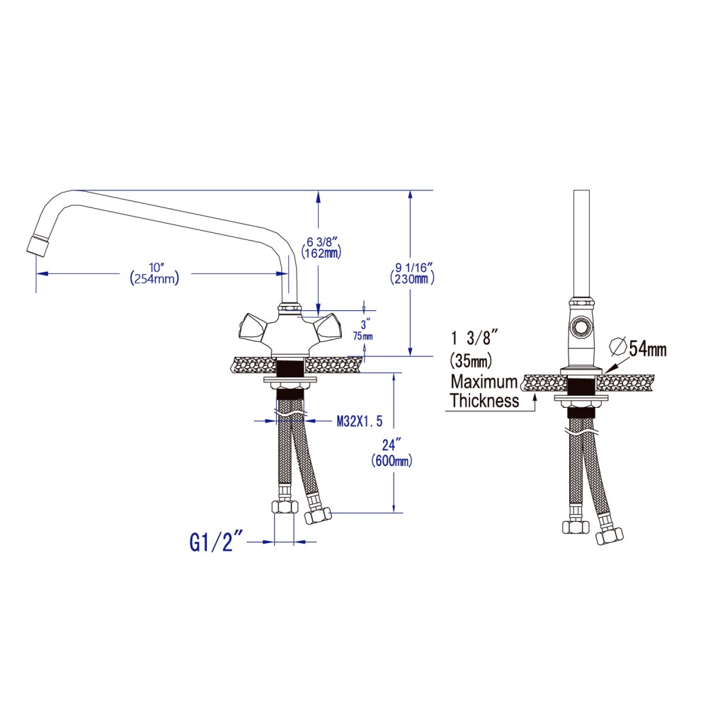 bateria gastronomiczna, bateria z prysznicem, bateria do zmywalni, wyposażenie gastronomii, bateria do kuchni profesjonalnej, bateria mosiężna, armatura kuchenna
