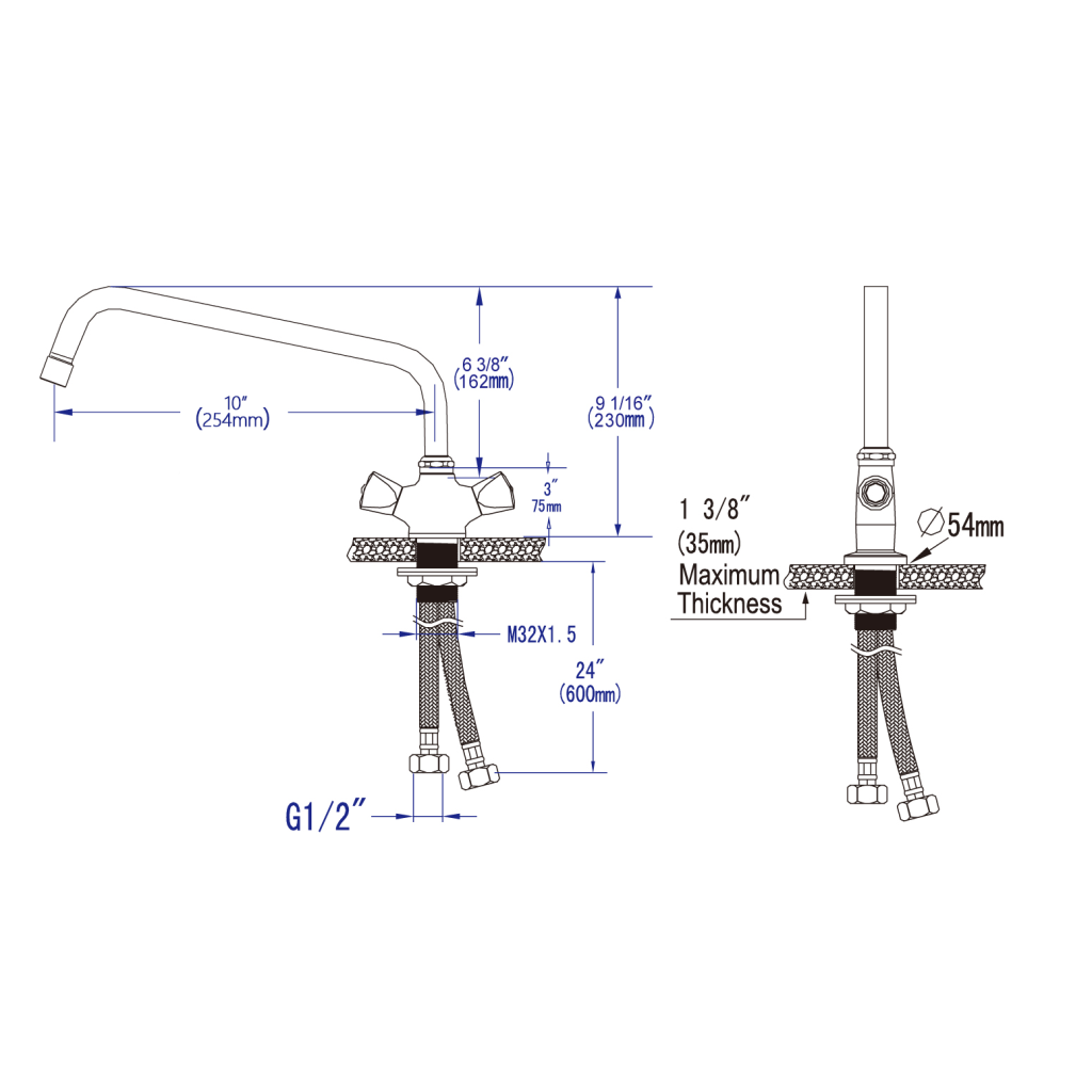 bateria gastronomiczna, bateria z prysznicem, bateria do zmywalni, wyposażenie gastronomii, bateria do kuchni profesjonalnej, bateria mosiężna, armatura kuchenna