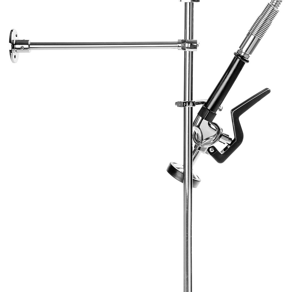 bateria gastronomiczna, bateria z prysznicem, bateria do zmywalni, wyposażenie gastronomii, bateria do kuchni profesjonalnej, bateria mosiężna, armatura kuchenna