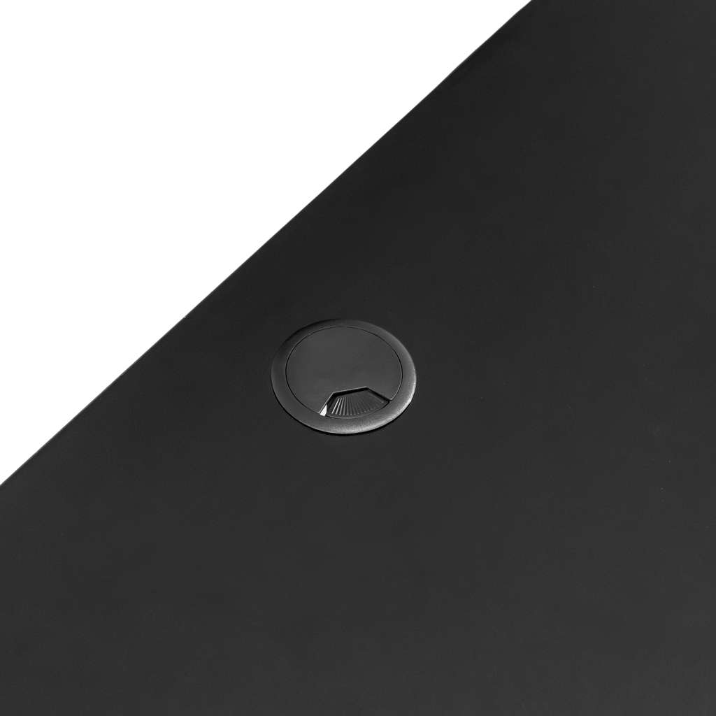 biurko regulowane elektrycznie, biurko z regulacją wysokości, biurko ergonomiczne, biurko czarne, biurko do home office, ciche biurko z silnikiem