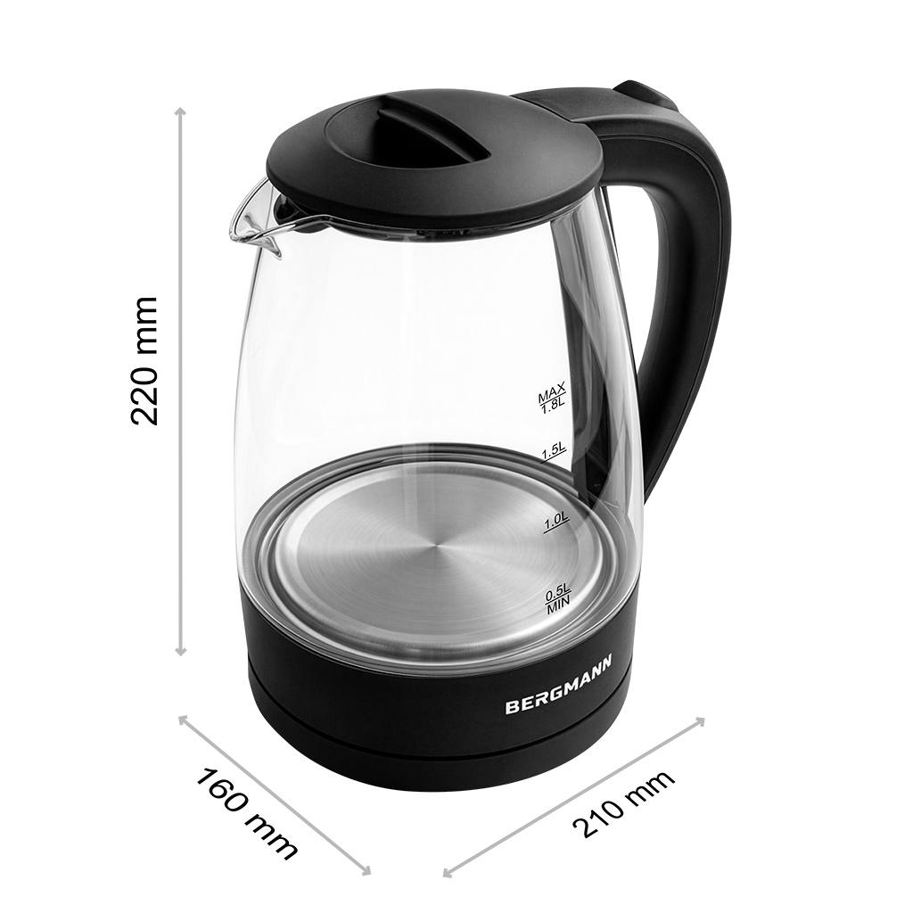 Czajnik elektryczny szklany