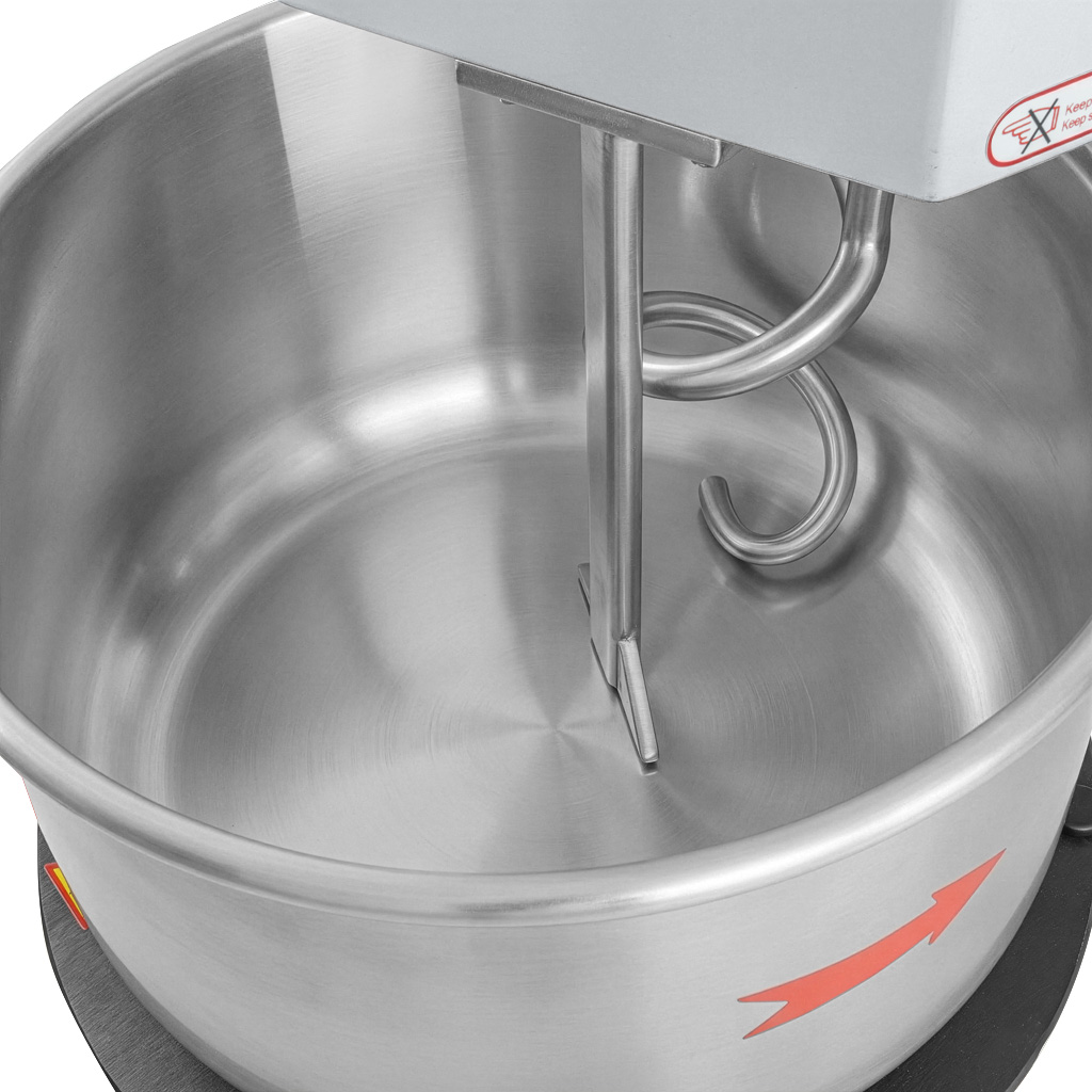 mikser spiralny, mieszałka do ciasta Mega-M 40 l z podnoszonym hakiem