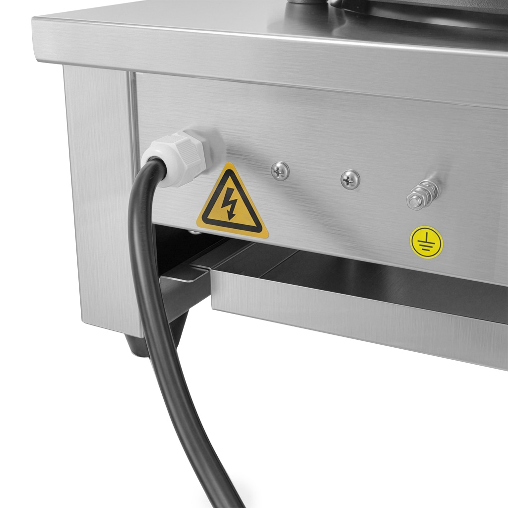 podwójna naleśnikarka elektryczna, naleśnikarka gastronomiczna Mega-M 2x3 kW