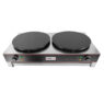 podwójna naleśnikarka elektryczna, naleśnikarka gastronomiczna Mega-M 2x3 kW