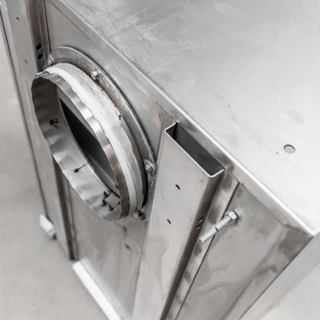 okap gastronomiczny, okap stal nierdzewna, wentylacja kuchni, okap do restauracji, okap do stołówki, okap kuchenny przemysłowy